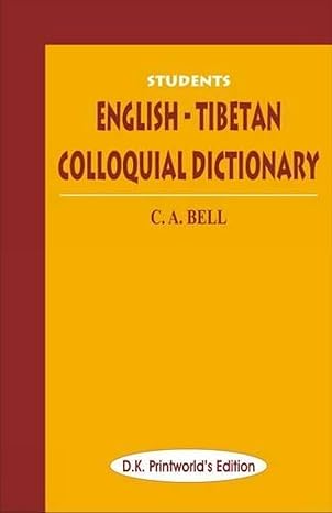 Students English-Tibetan Colloquial Dictionary