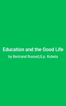 Education and the Good Life