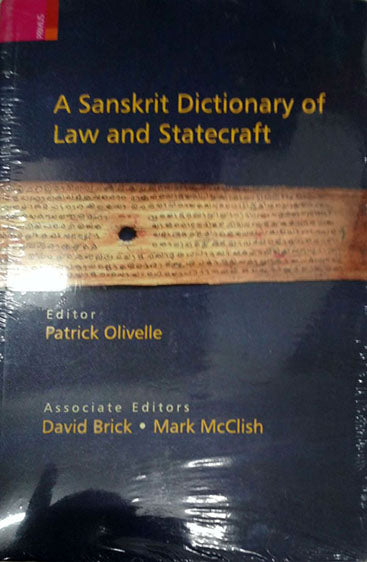 A SANSKRIT DICTIONARY OF LAW AND STATECRAFT (SB)