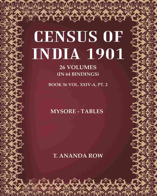 Census of India 1901: Mysore - Tables