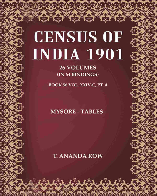 Census of India 1901: Mysore - Tables