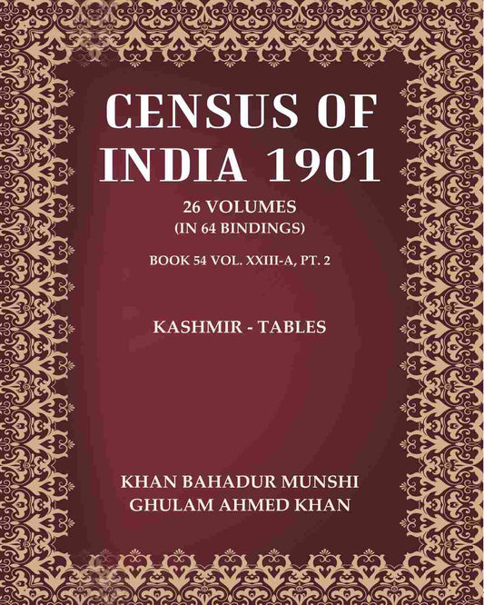 Census of India 1901: Kashmir - Tables