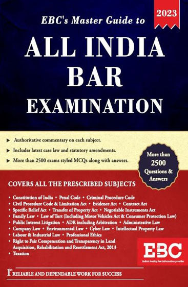 EBC’s Master Guide to All India Bar Examination, 3rd Edition, 2023
