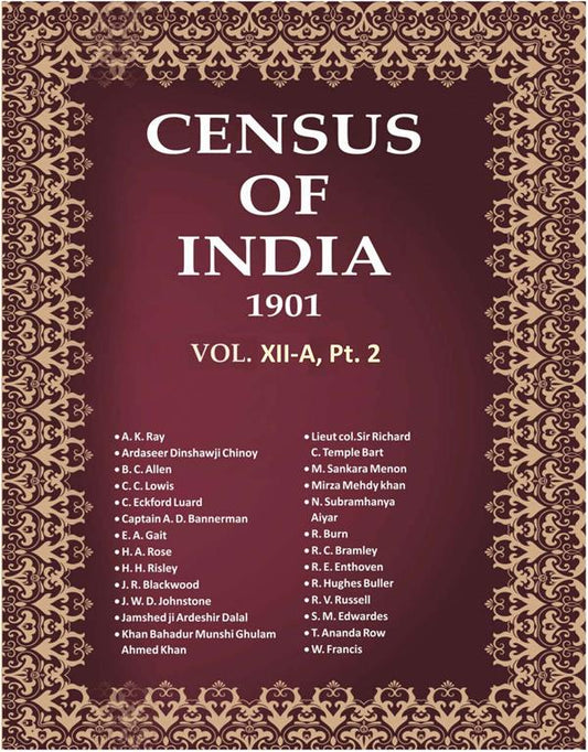 Census of India 1901: Burma - Imperial Tables