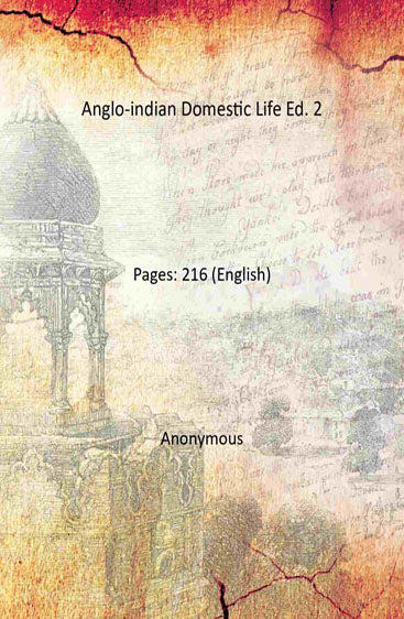 Anglo-indian Domestic Life Ed. 2