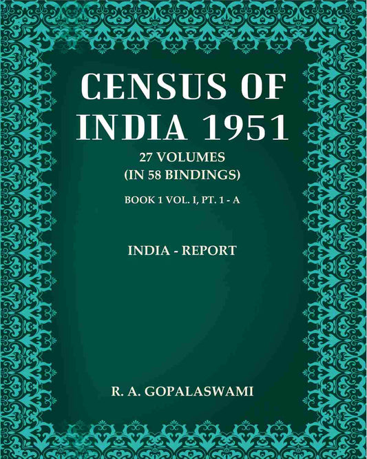 Census of India 1951: India - Report