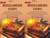 Miscellaneous Essays: A Comprehensive Collection of Essays Exploring Various Aspects of Indian Culture, Language, Science, Sanskrit Literature, Hindu Law, Philosophy, and Mathematics thumbnail 1