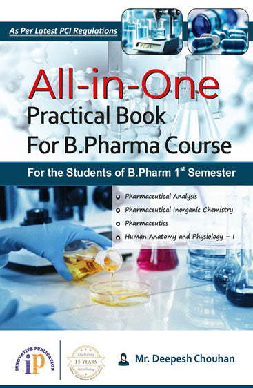 All-in-One Practical Book for B.Pharma Course- For 1st Semester