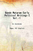 Bande Mataram Early Political Writings-I Vol.-1 thumbnail 1