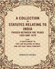 A Collection of Statutes Relating to India Passed Between the years 1855 and 1870: Being a supplement to