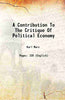 A Contribution To The Critique Of Political Economy thumbnail 1
