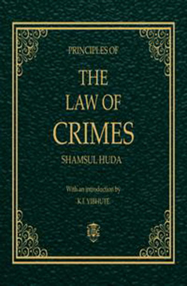 Principles of the Law of Crimes, with an Introduction by
K.I. Vibhute, R/P 2019