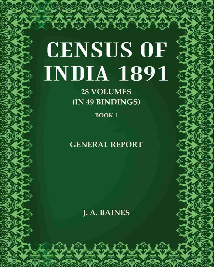 Census Of India 1891: General Report