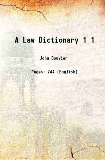 A Law Dictionary