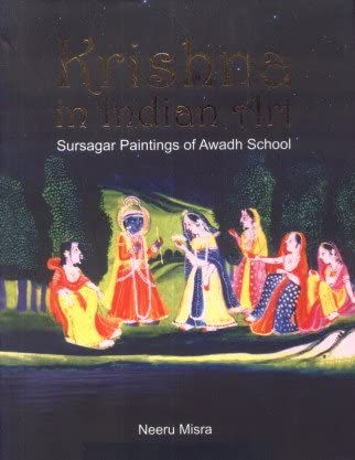 Krishna in Indian Art - Sursagar Painting of Awadh School