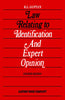 Law Relating to  Identification & Expert Opinion, 4th Edn.,1990 thumbnail 1