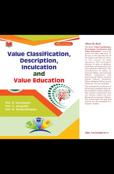 Value Classification, Description Inculcation
and Value Education