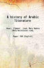 A history of Arabic literature thumbnail 1