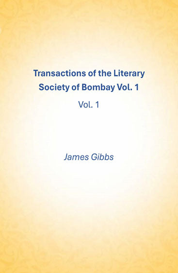 Transactions of the Literary Society of Bombay