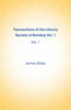 Transactions of the Literary Society of Bombay thumbnail 1
