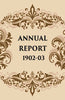 ANNUAL REPORT 1902-03 thumbnail 1