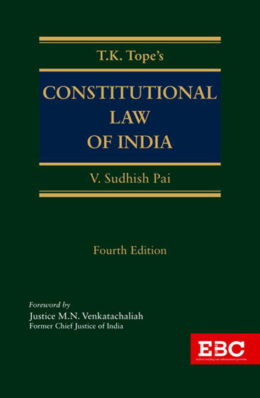 Constitutional Law of India, 4th Edn., 2026, Revised by
V. Sudhish Pai