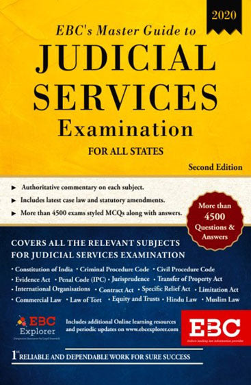 EBC’s Master Guide to Judicial Services Examination, For All States PCS(J), CLAT LLM, AIBE, APO, 2nd Edn., 2020