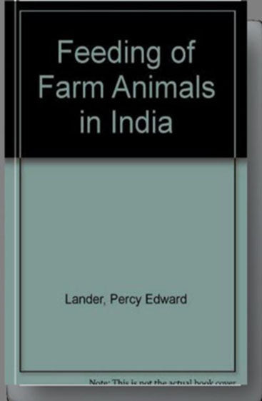 Feeding of Farm Animals in India