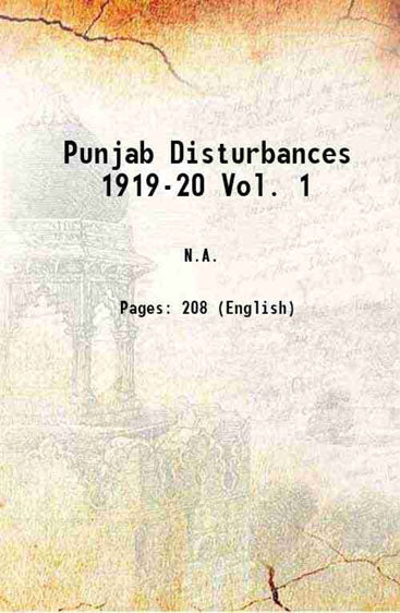 Punjab Disturbances 1919-20