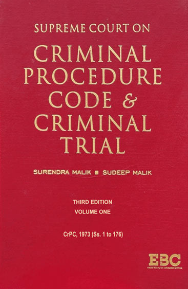 Supreme Court on Criminal Procedure Code and Criminal Trial (in 8 large volumes),  (1950-2021), 3rd Edn., 2023