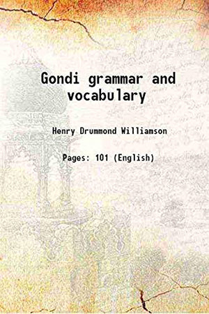 Gondi Grammar and Vocabulary