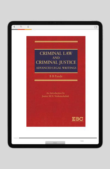 Criminal Law and Criminal Justice: Advanced Legal Writings, 2022 Edition