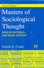 MASTERS OF SOCIOLOGICAL THOUGHT: Ideas in Historical and Social Context thumbnail 1
