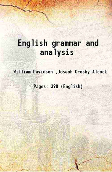 English grammar and analysis