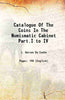 Catalogue Of The Coins In The Numismatic Cabinet Part.I to IV thumbnail 1