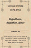 Census of India 1871-1951: Rajputhana, Rajasthan, Ajmer thumbnail 1