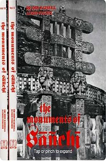 The Monuments of Sanchi  set in three vols.(per set) 7,500/-