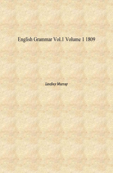 English Grammar vol.1